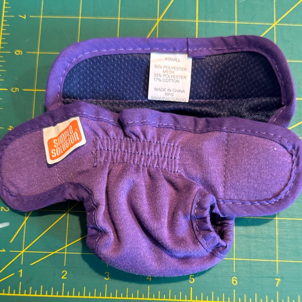 Purple Dog Diaper